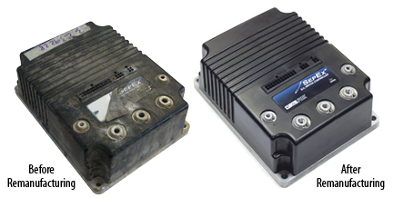 Before, After, Curtis Motor, Control, repair, replace, refurbish, fix, rebuild