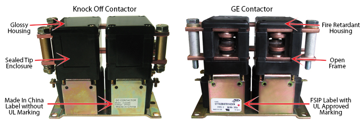 GE Contactor, UL Approved, UL Rated, ORiginal Contactor, Genuine, FSIP, Flight Systems Industrial Products